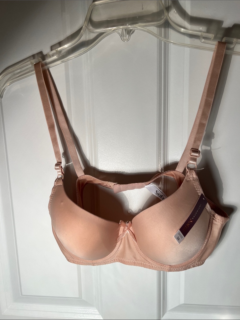 Bra beige padded with underwire Sofra size 36A New With Tags